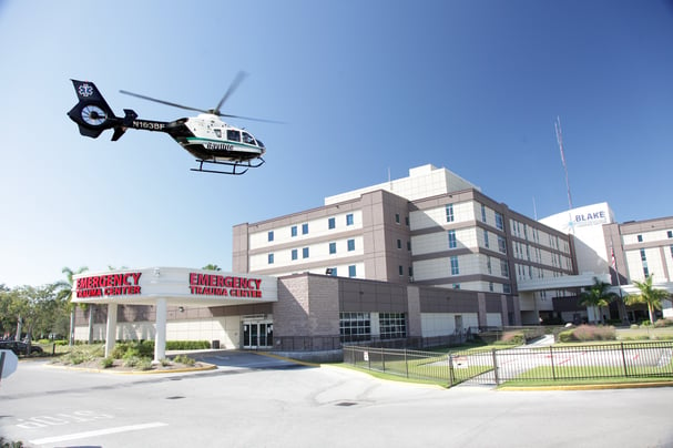 Blake Medical Center Trauma Helicopter