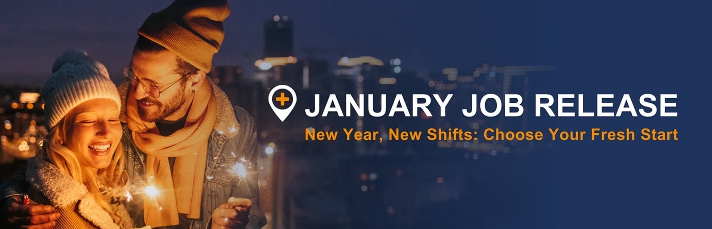 Image of a winter celebration with the text, 'January Job Release: New Year, New Shifts: Choose Your Fresh Start' Image of a winter celebration with the text, 'January Job Release: New Year, New Shifts: Choose Your Fresh Start'