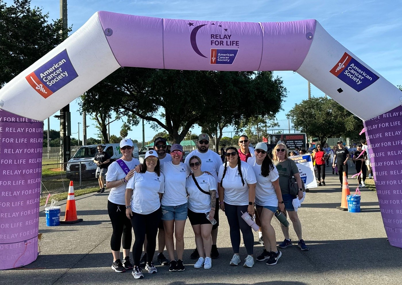Pictured: The HealthTrust team participates in the 2025 Relay for Life